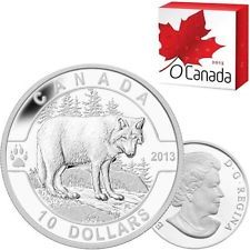 O Canada $10 Silver Wolf  coin collectible - Main Image 2