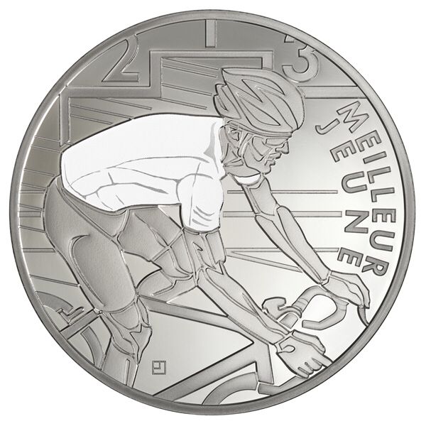 Tour De France Maillot Blanc  coin collectible - Main Image 1