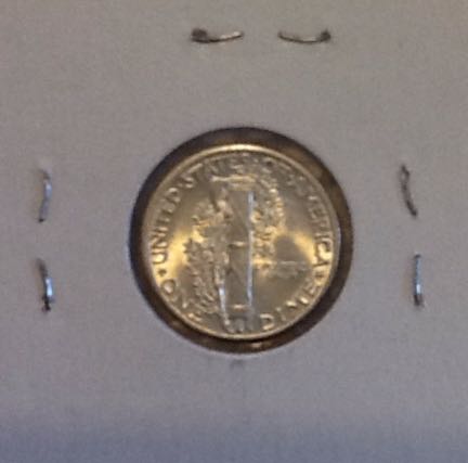 1935 Mercury Dime  coin collectible - Main Image 2