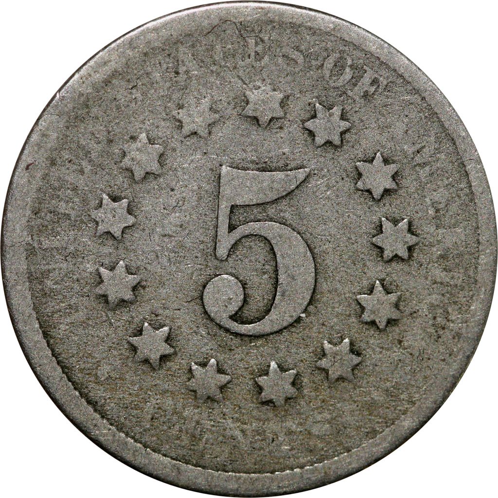 Shield Nickel Type 2  coin collectible - Main Image 2