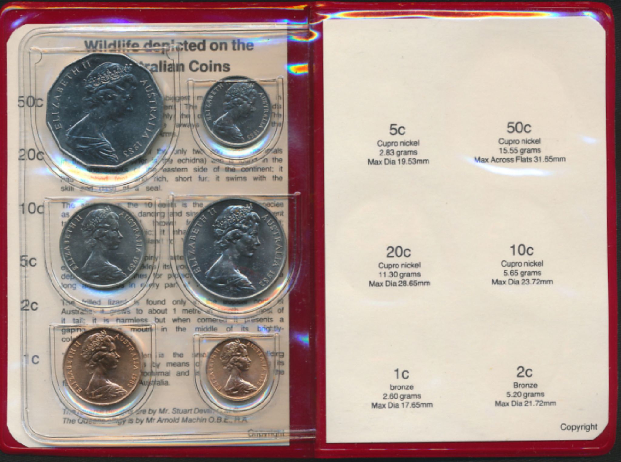 1983 Uncirculated Coin Set  coin collectible - Main Image 2
