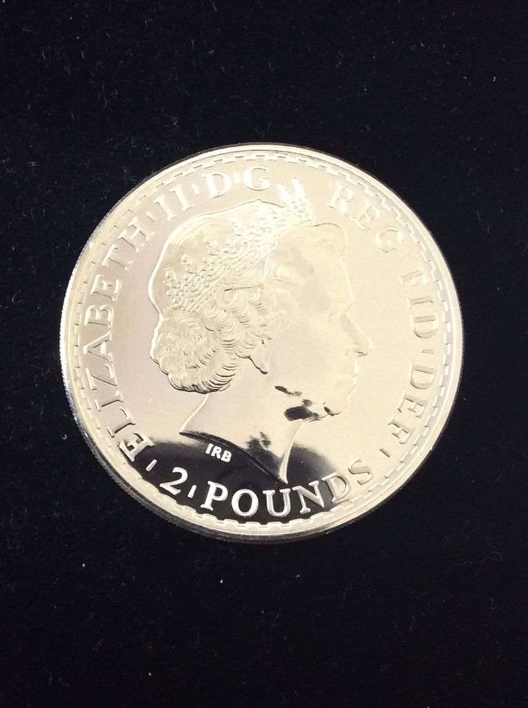 Britannia £2 Silver Bullion Colourised  coin collectible - Main Image 2