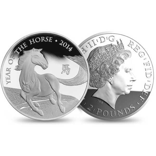 Lunar Year Of The Horse Proof  coin collectible - Main Image 1