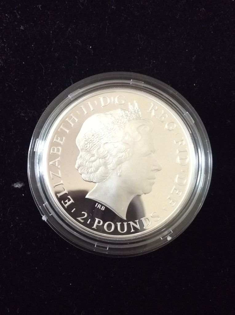 Britannia £2 Silver Proof 1 Ounce  coin collectible - Main Image 2