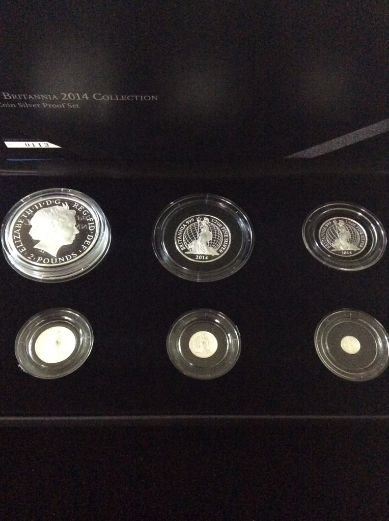 Britannia Silver Proof - 6 Coin Set  coin collectible - Main Image 2
