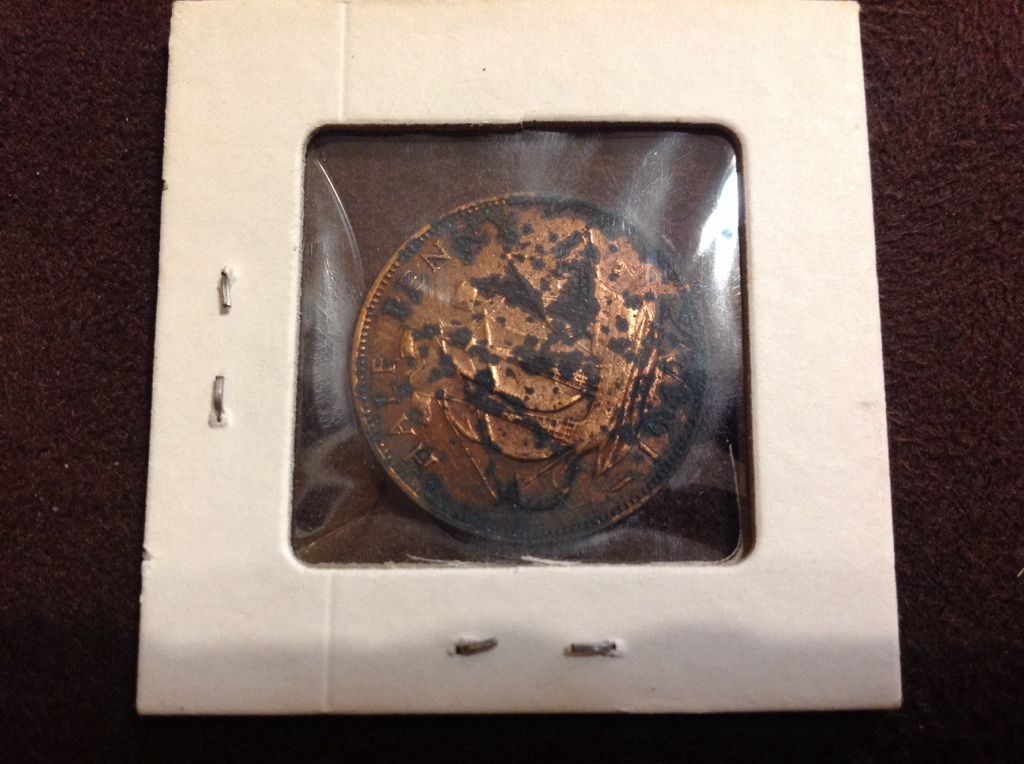 1/2 Penny  coin collectible - Main Image 2