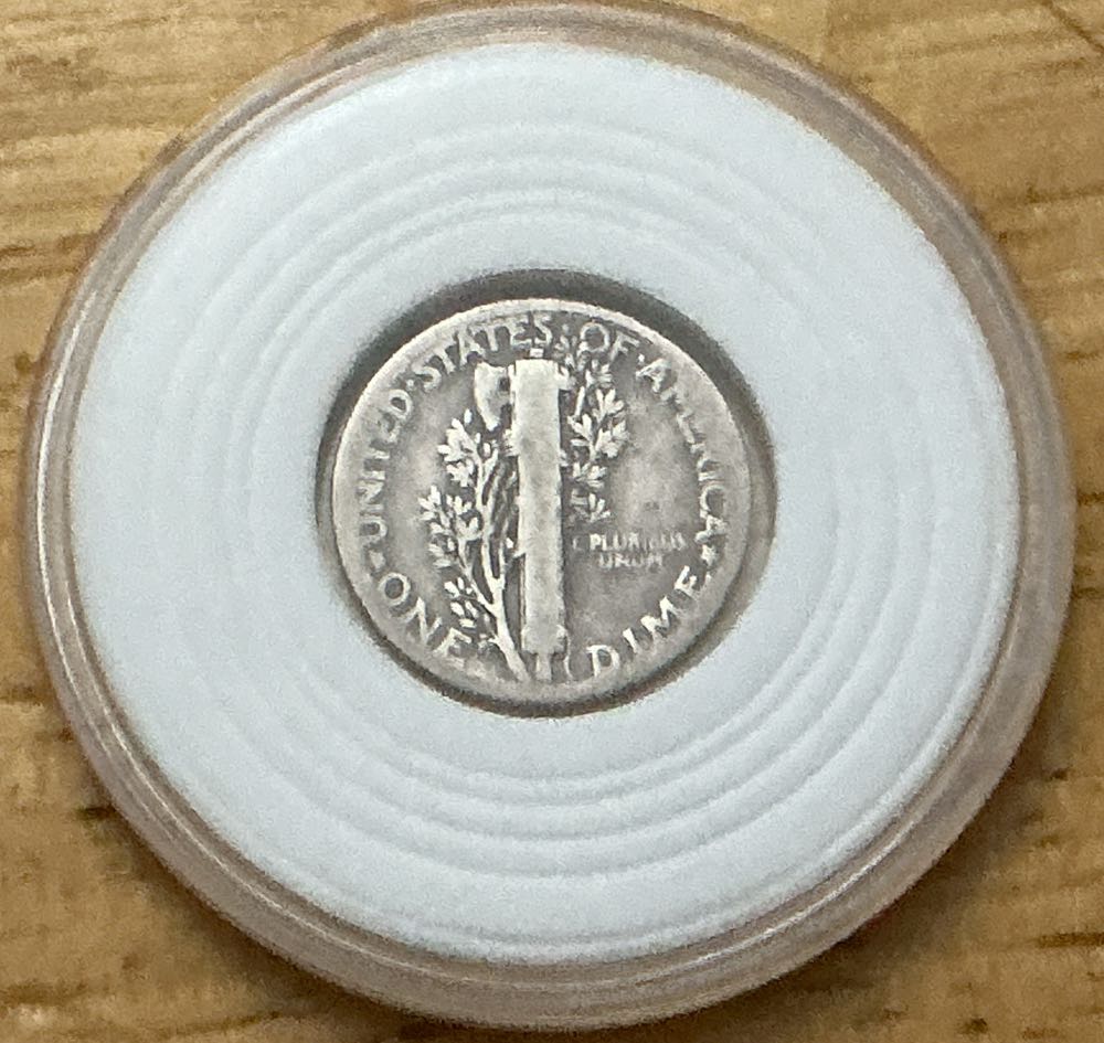 1925 Liberty Dime  coin collectible - Main Image 2