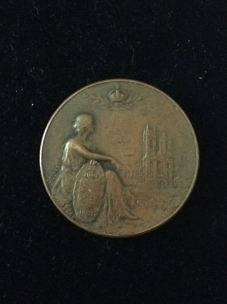 Edward VII Elkington Coronation Medal  coin collectible - Main Image 2