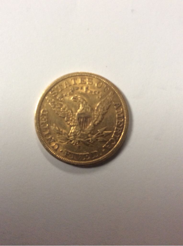 Liberty Five Dollar Gold  coin collectible - Main Image 2