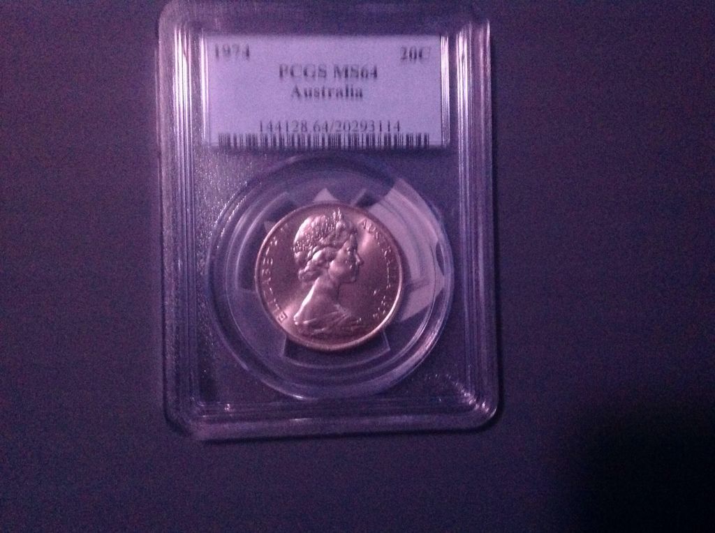 1974 Australian 20c   coin collectible - Main Image 2