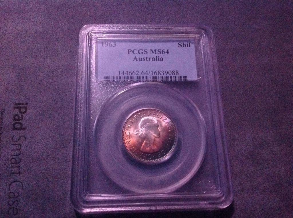 1963 Australian Shilling  coin collectible - Main Image 2