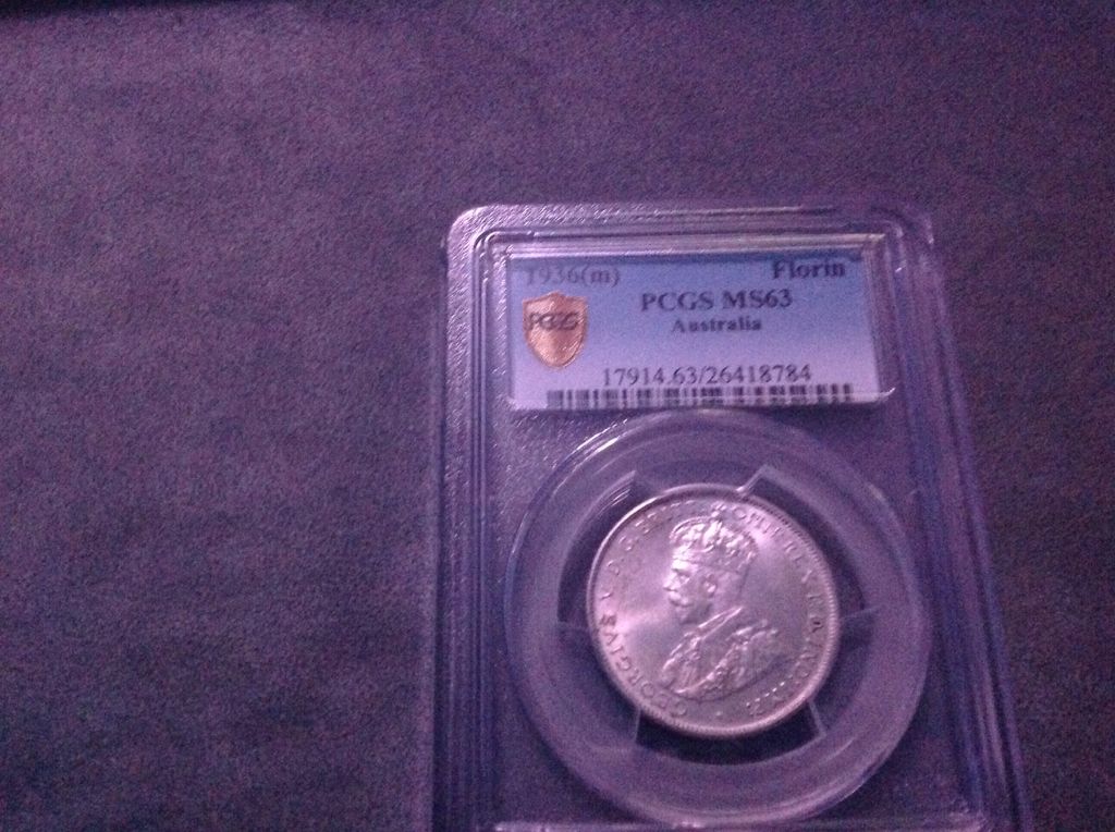 1936 Australian Florrin  coin collectible - Main Image 2