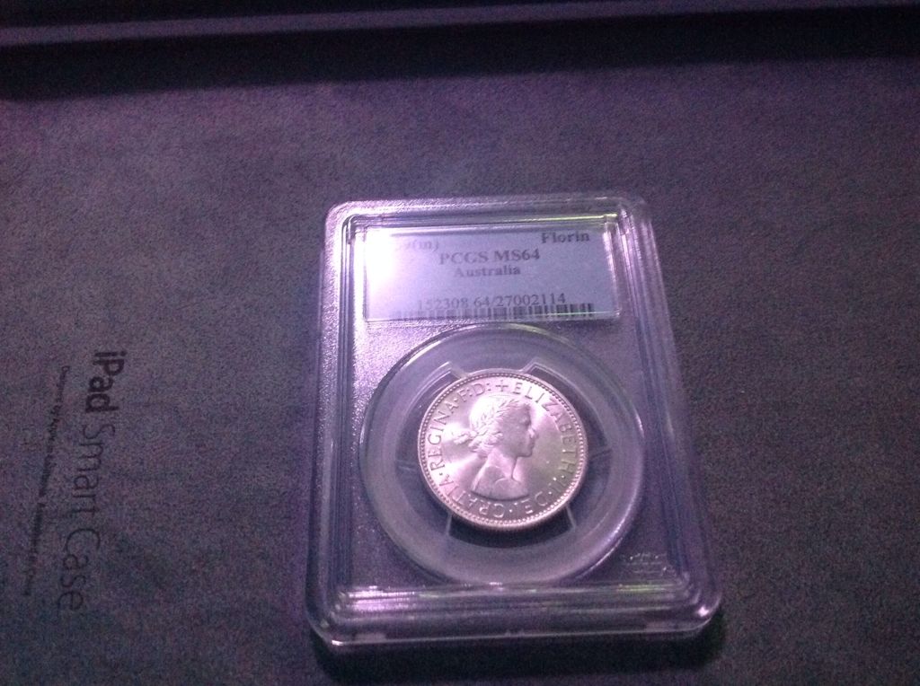 1959 Australian Florin  coin collectible - Main Image 2