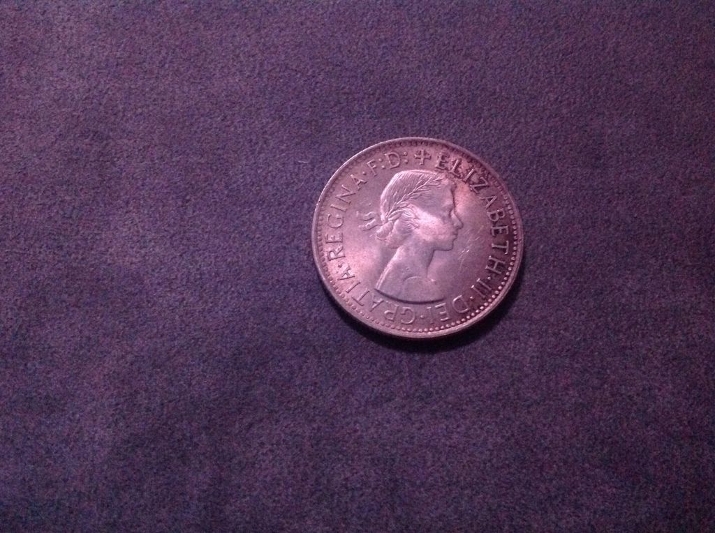 1954 Australian Florin  coin collectible - Main Image 2