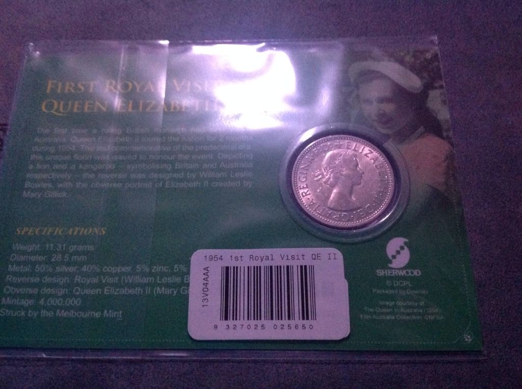 1954 Florin  coin collectible - Main Image 2