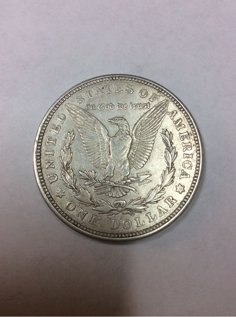 Morgan Silver Dollar 1921 D  coin collectible - Main Image 2