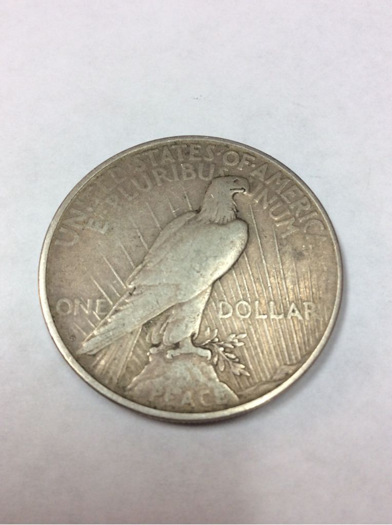 Peace Silver Dollar 1922 D  coin collectible - Main Image 2