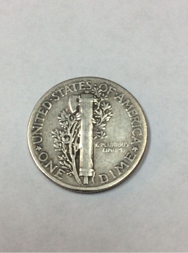 Dime 1945 W Mercury  coin collectible - Main Image 2