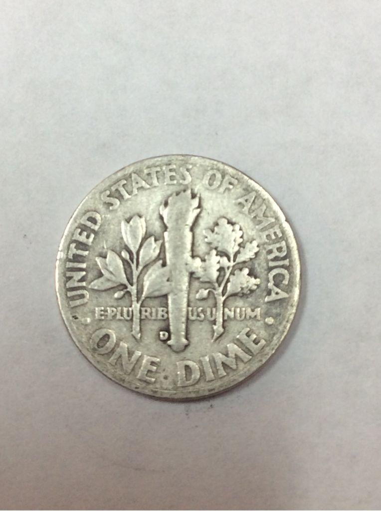 Siver Roosevelt Dime  coin collectible - Main Image 2