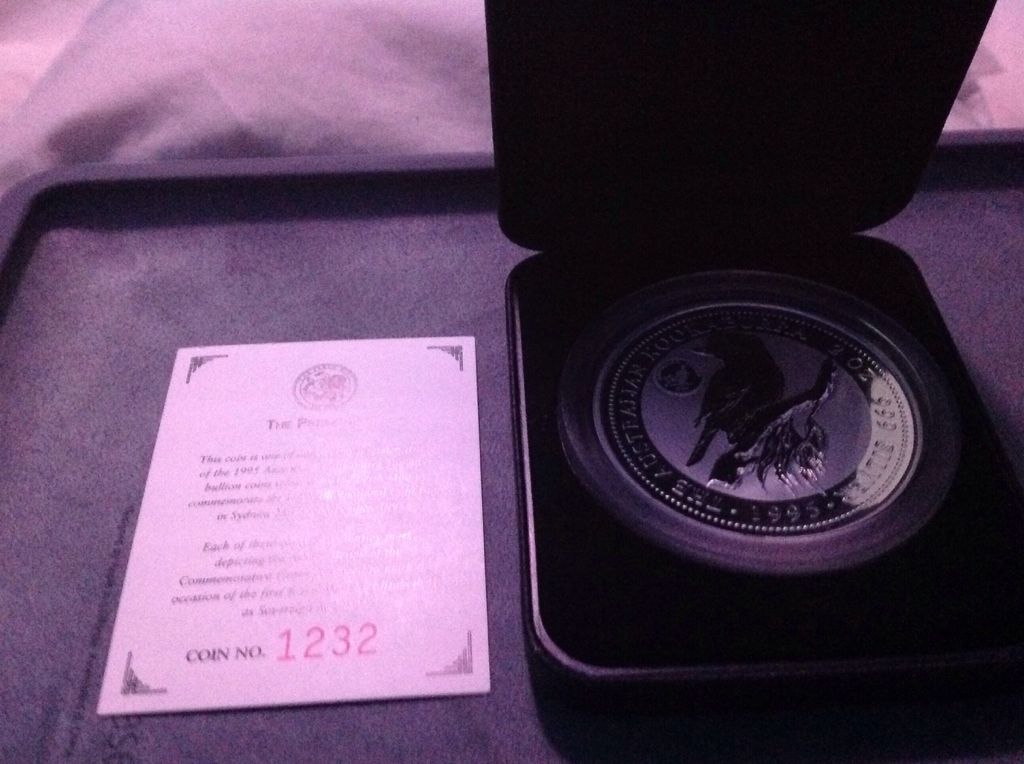 Somalia Elephant, African Wildlife, 100 Shilling, 1oz Silver, 2014