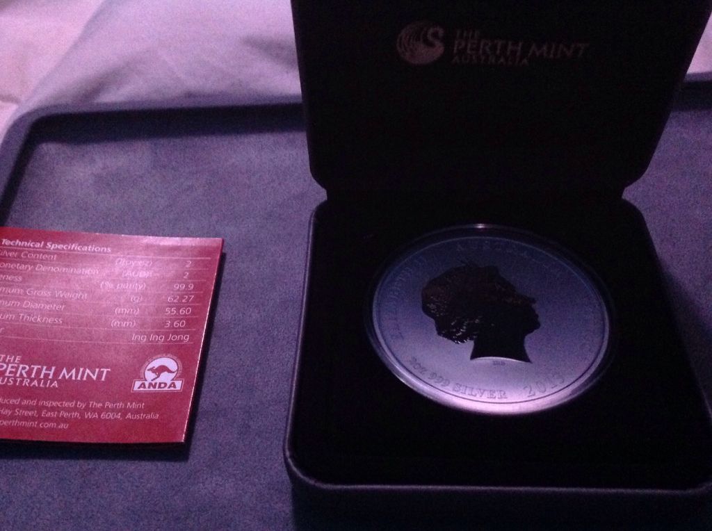 2013 2 Oz Snake  coin collectible - Main Image 2