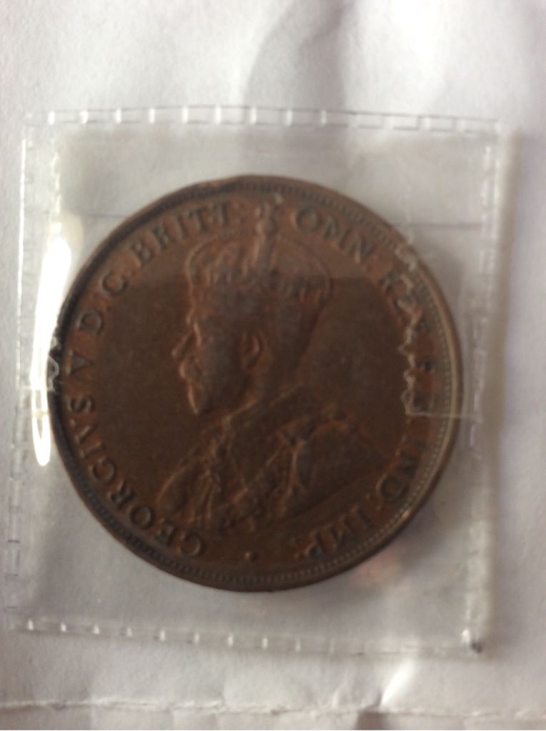 1934 Australian Penny  coin collectible - Main Image 2