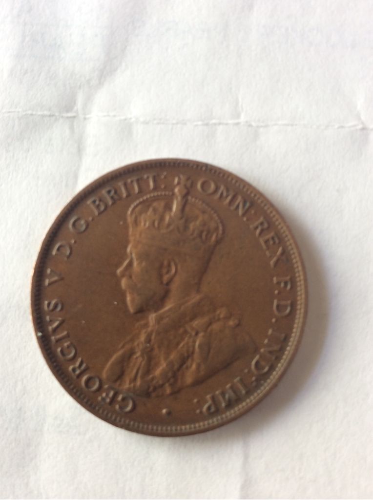 1927 Australian Penny  coin collectible - Main Image 2