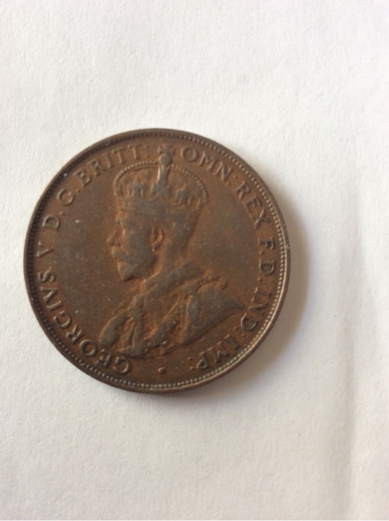 1927 Australian Penny  coin collectible - Main Image 2