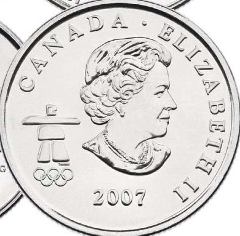 Vancouver 2010 Olympic Downhill Skiing Quarter  coin collectible - Main Image 2