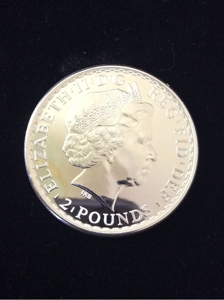 Britannia £2 Silver Bullion Colourised  coin collectible - Main Image 2