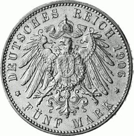 060 - BREMEN : 5 Mark 1904 J - Wappen  coin collectible - Main Image 2