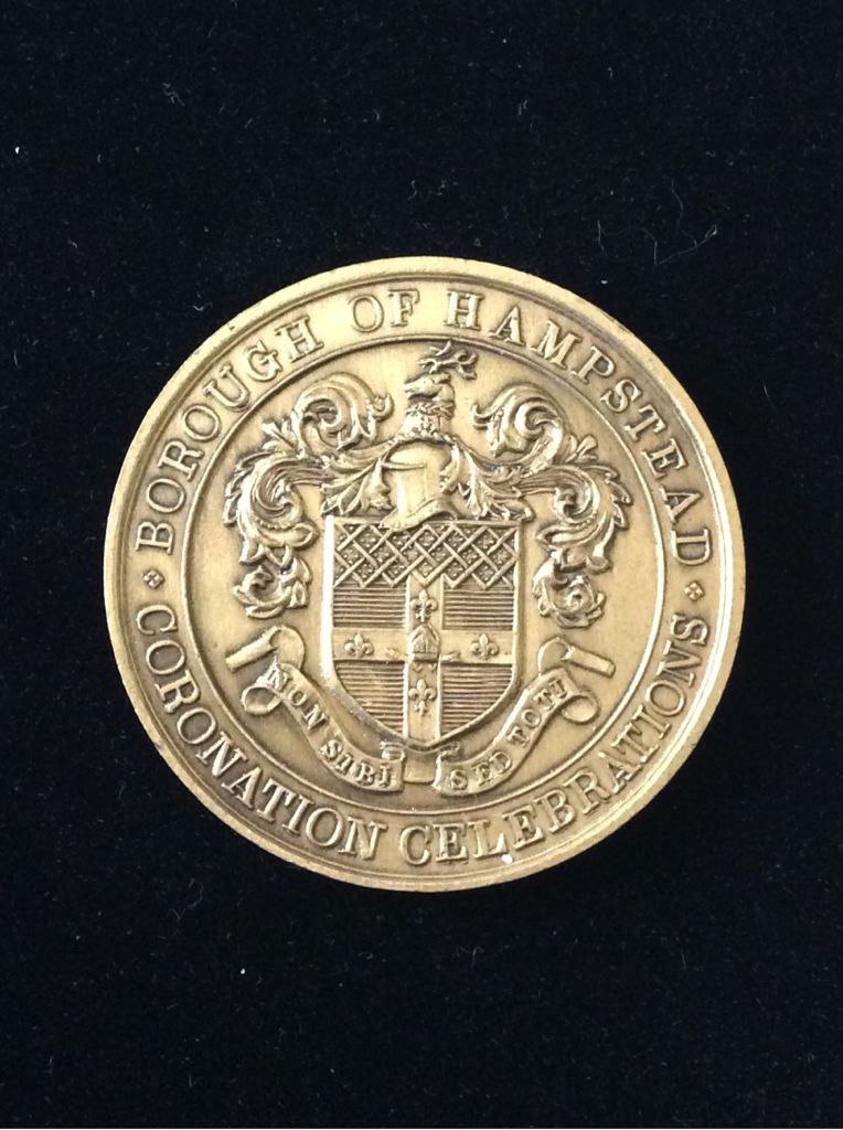 George VI Coronation Commemorative Medal - Borough Of Hampstead  coin collectible - Main Image 2