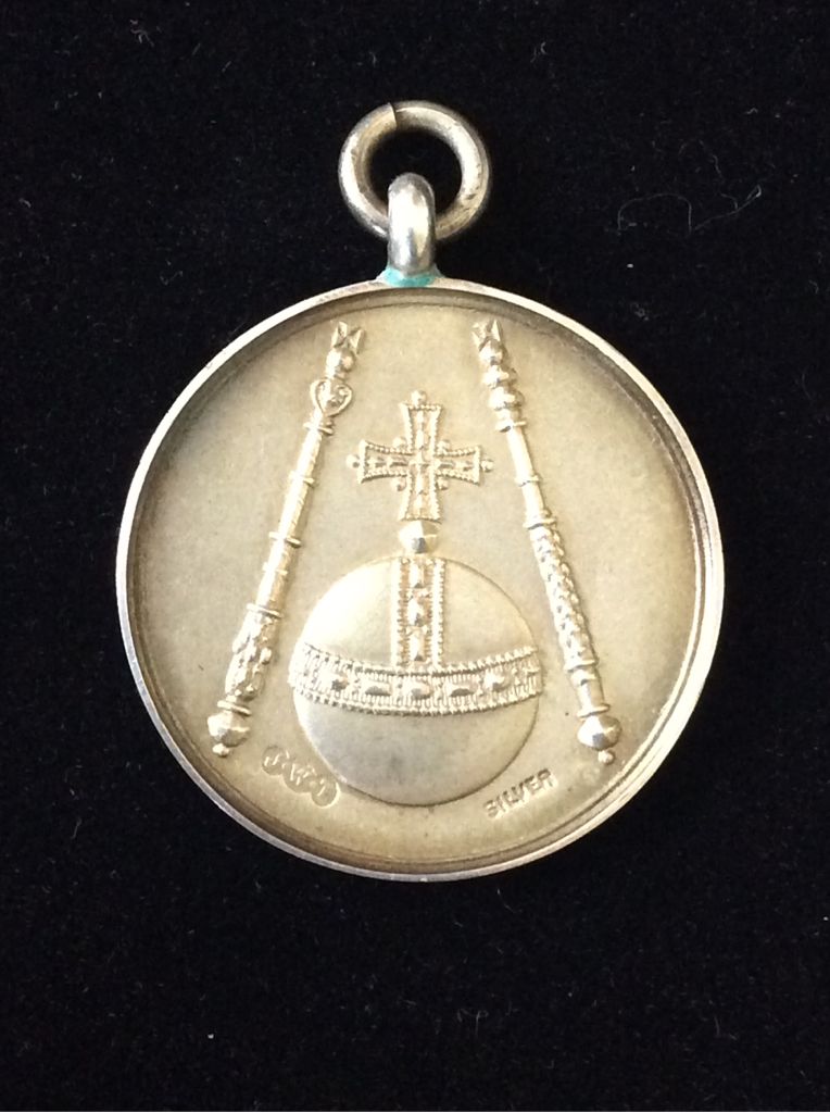 George VI Coronation Commemorative Medal - Orb And Maces  coin collectible - Main Image 2