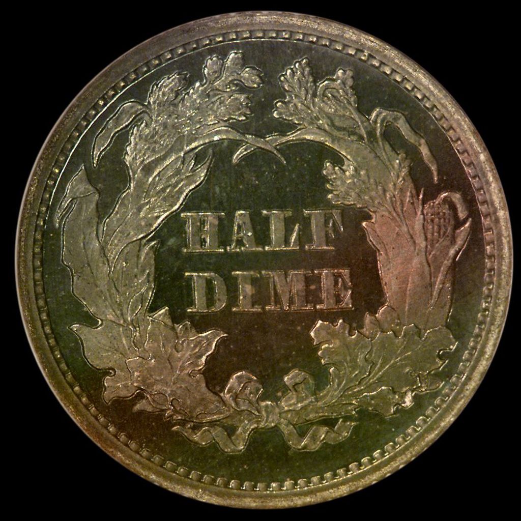 Liberty Seated Half Dime Type 4  coin collectible - Main Image 2