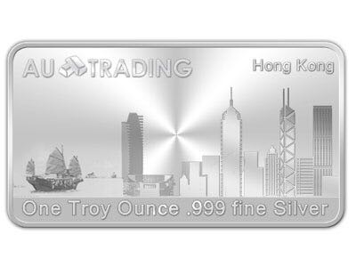 AU Trading World Financial Center Bullion Bar - Hong Kong Series  coin collectible - Main Image 1