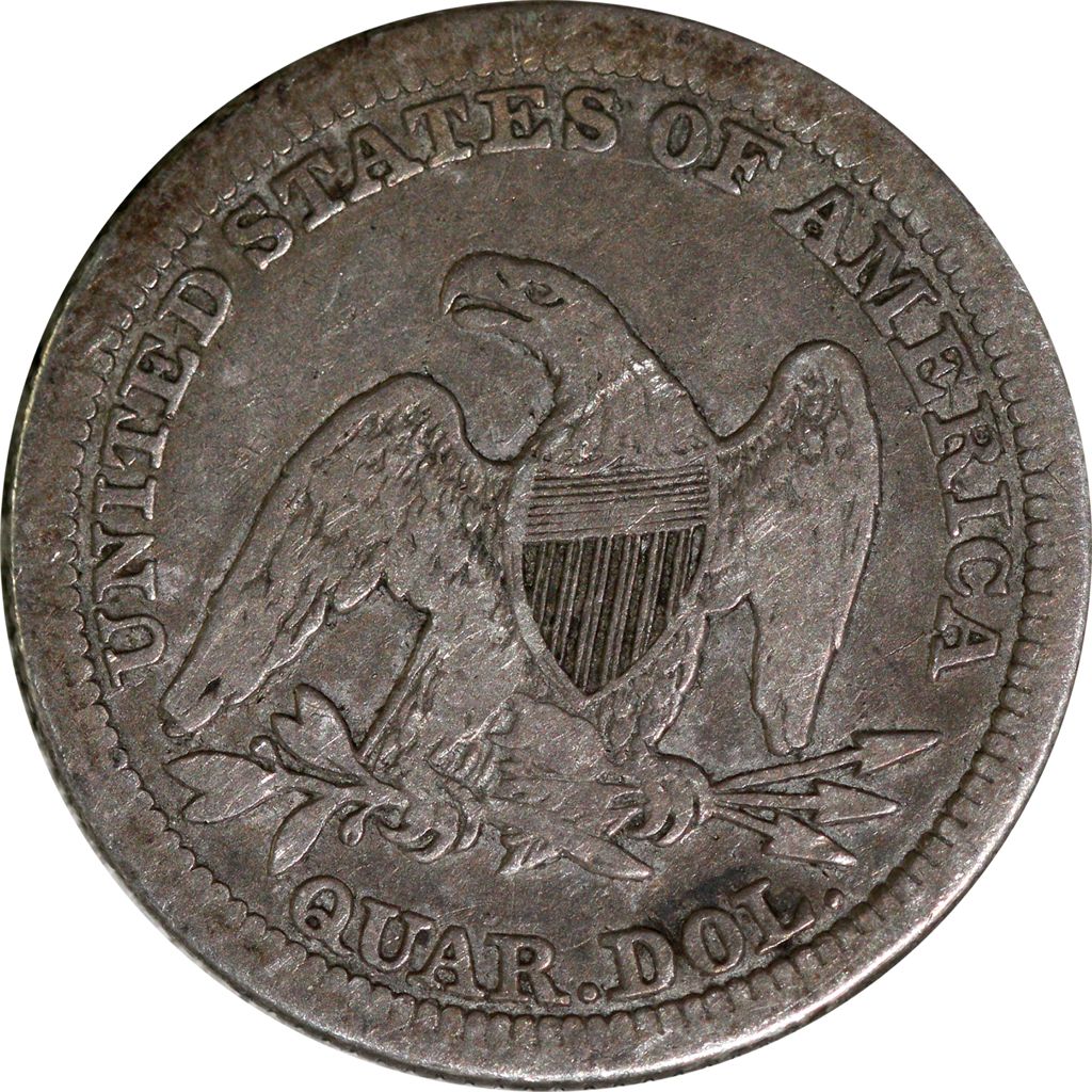 Liberty Seated Quarter  coin collectible - Main Image 2