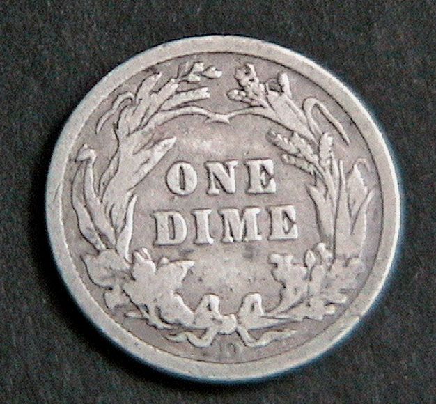 Liberty Head Dime - D  coin collectible - Main Image 2