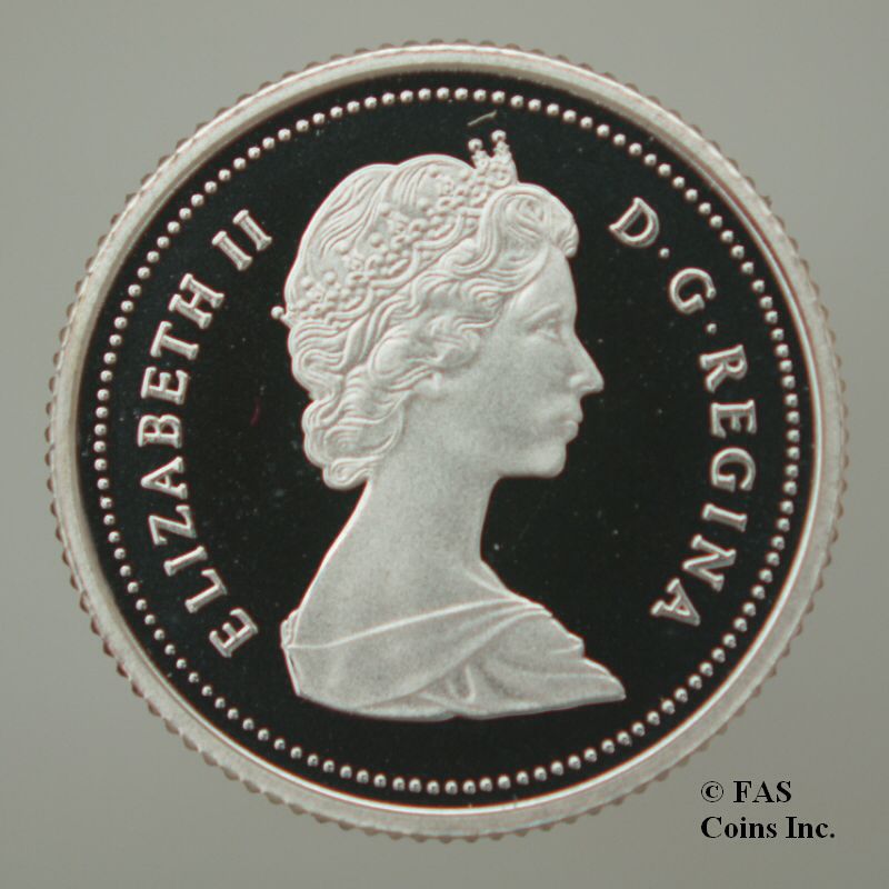 1-Canadian Dime, 1989  coin collectible - Main Image 2