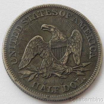 Liberty Seated Half Dollar  coin collectible - Main Image 2