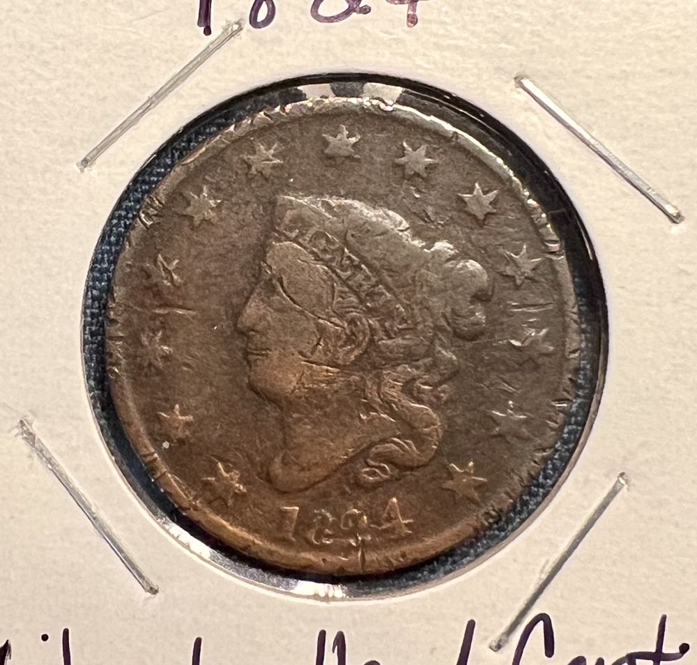 Liberty Head Large Cent  coin collectible - Main Image 3