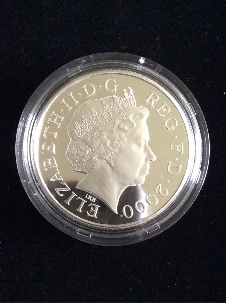 The Queen Mother Centenary £5 Piedfort  coin collectible - Main Image 2