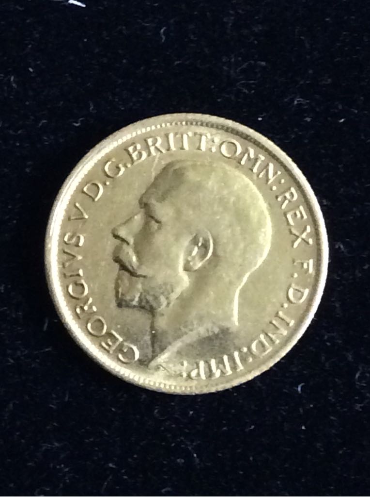 George V Sovereign ’Mule’  coin collectible - Main Image 2