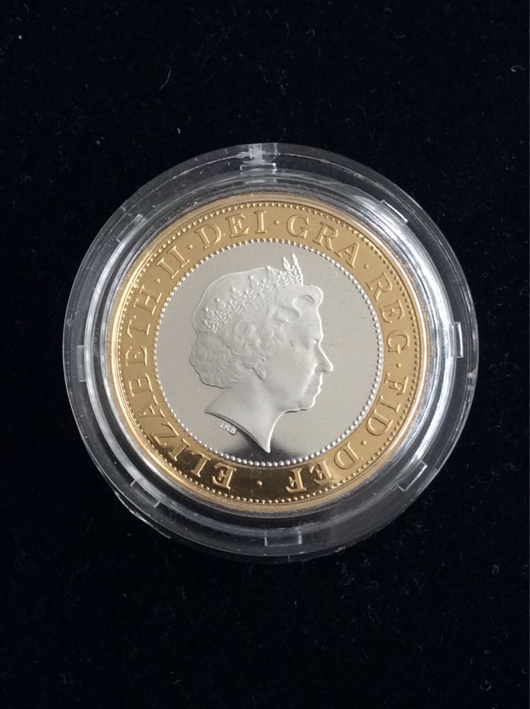 Rugby World Cup £2 Piedfort  coin collectible - Main Image 2
