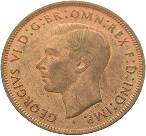 1940 One Penny  coin collectible - Main Image 2