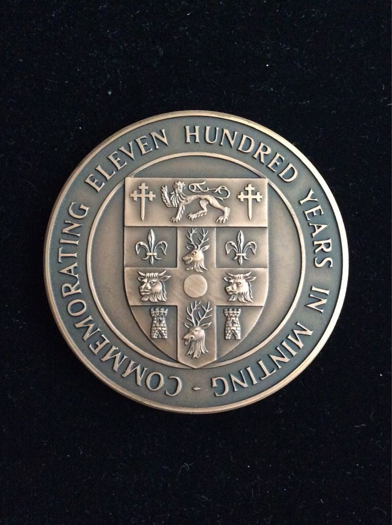 Royal Mint Medal Commemorating 1100 Years In Minting  coin collectible - Main Image 2