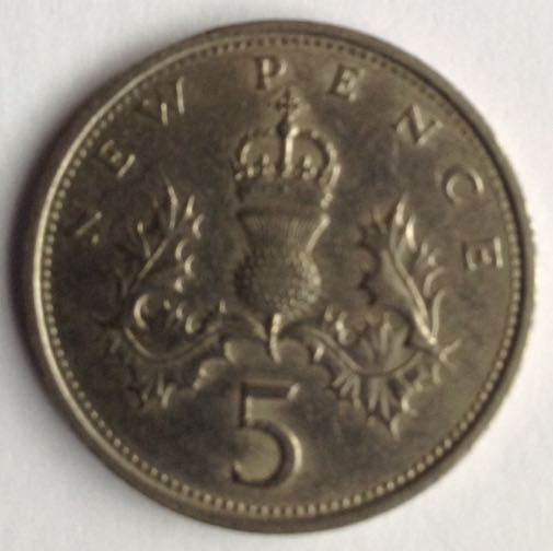 Five Pence coin collectible - Main Image 1
