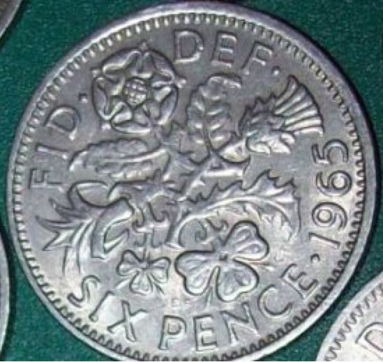 English Sixpence  coin collectible - Main Image 2