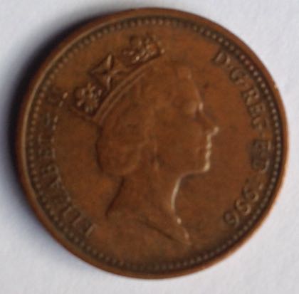 1-United Kingdom 1 Pence 1996  coin collectible - Main Image 2