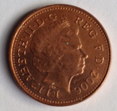 1-United Kingdom 1 Pence 2006  coin collectible - Main Image 2