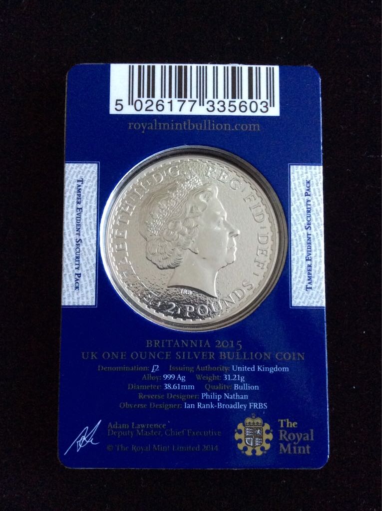 Britannia £2 Silver Bullion - Blister Pack (No.2)  coin collectible - Main Image 2